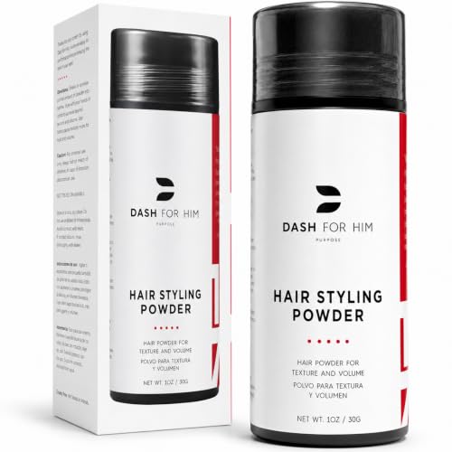 DASH FOR HIM Large Hair Texture Powder for Men, Root Lifter & Volumizer 30g