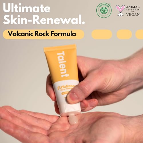 Talent Volcanic Rock Exfoliator – EWG Verified, Fragrance-Free, 2 fl oz