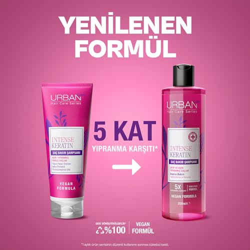Urban Care Intense Keratin Repair Shampoo 350ml - Vegan & Cruelty Free