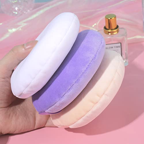 Jepeux 2 Pack 5-Inch Cotton Powder Puff - Soft, Washable Makeup Puff
