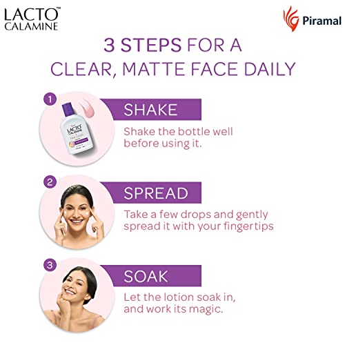 Lacto Calamine Face Moisturizer for Oily Skin - 4.06 Fl Oz, Pack of 2