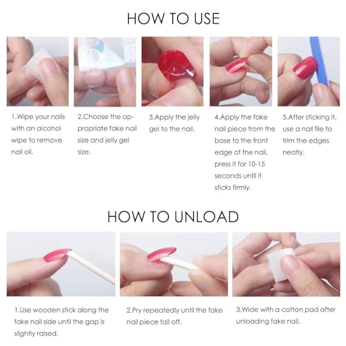 3D Handmade Medium Almond Press On Nails - Spring Floral Design