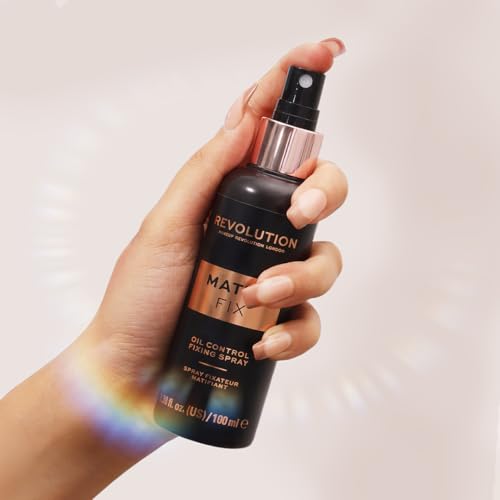 Makeup Revolution Matte Fix Oil Control Setting Spray - 3.38 Fl Oz