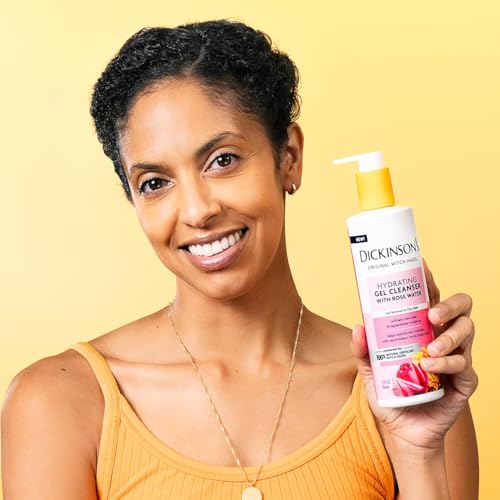 Dickinson's Hydrating Witch Hazel Facial Cleanser with Rose Water - 12 Fl Oz
