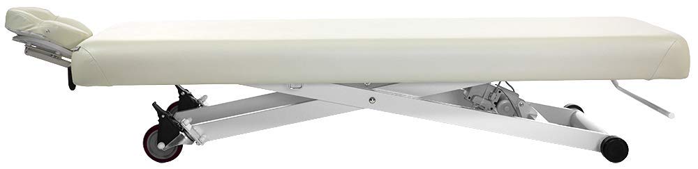 SKINACT Stella Electric Medical Spa Treatment Table (Facial Chair/Bed) ADA Compliant (Beige)