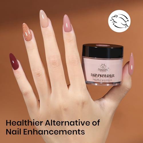Beetles Fall Dip Powder Nail Kit - Espresso Glow Collection with Glitter & Tools