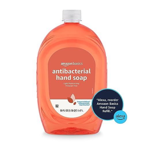 Amazon Basics Liquid Hand Soap Refill, Citrus, 50 Fl Oz (Pack of 4)