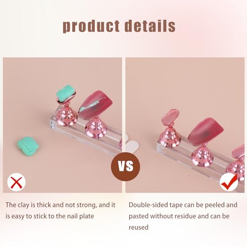 600 Pcs Double Sided Nail Tape for Nail Art Display & Holder