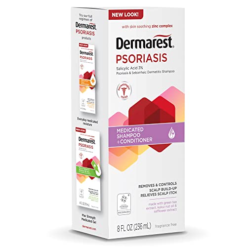 Dermarest Psoriasis Medicated Shampoo & Conditioner, 8 Oz (2-Pack)