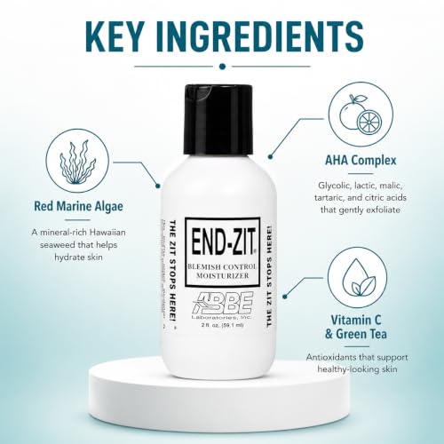 End-zit Blemish Control Moisturizer for Acne Prone Skin, Oil-Free, 2 oz