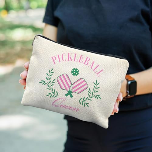 Pickleball Queen Makeup Bag - Perfect Gift for Pickleball Lovers