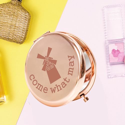 KEYCHIN Moulin Rouge Musical Compact Makeup Mirror - Come What May-RG