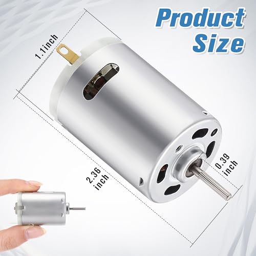 12V DC Fan Motor for Ventline BVD0218-00 & Range Hoods - Low Noise, Metal Housing (2 Pcs)