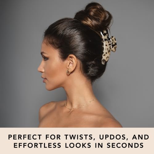 Vogue Tortoise Claw Clip - Large Hair Clip for All Hair Types