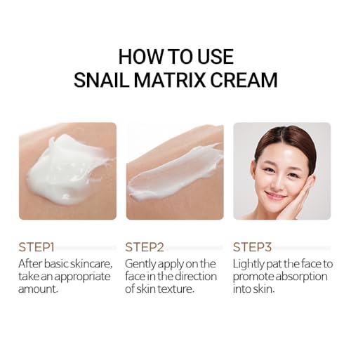 SCINIC Snail Matrix Cream for All Skin Types - Hydrating & Elasticity Boost, 50ml