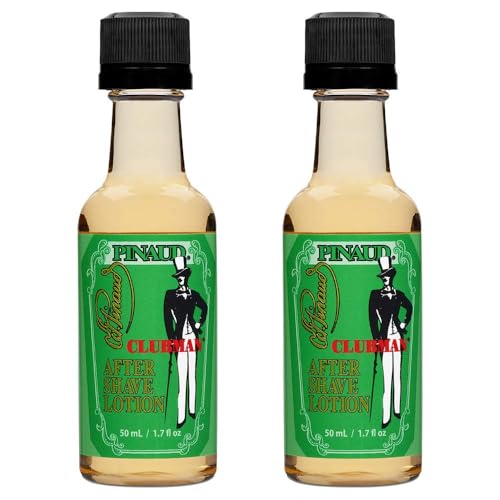 Classic Pinaud Clubman After Shave Lotion for Men - Soothes & Refreshes Skin, 1.7 fl oz x 2