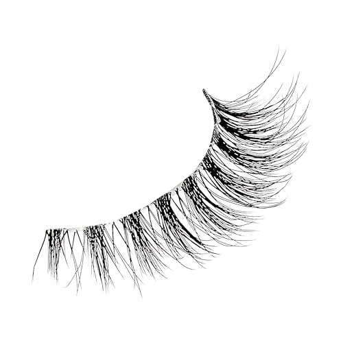 Kiss Nude Blazer False Eyelashes - 4 Pairs, 12mm, Easy to Apply