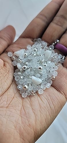 Moonstone Crystal Hair Sprinkle Beads – Loc Jewelry 4mm 6/0 Bundle