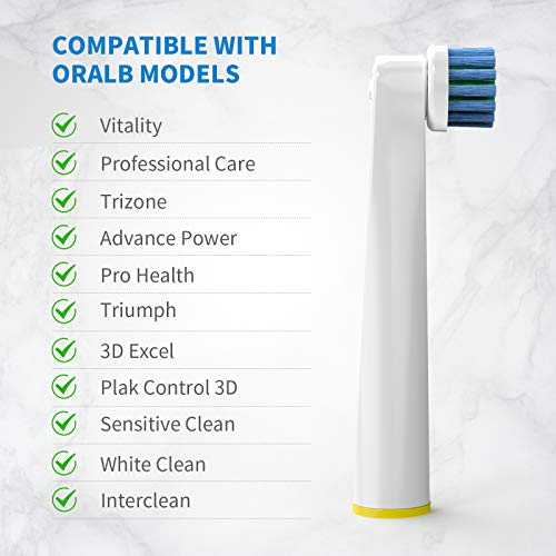 4 Pack Replacement Toothbrush Heads for Oral-B Electric Toothbrush