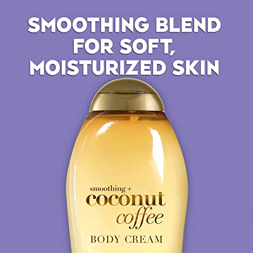 OGX Smoothing + Coconut Coffee Exfoliating Body Scrub, 19.5oz