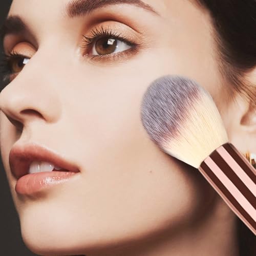 Dual-Ended Angled Blush Brush Set - 3PCS for Contouring & Highlighting