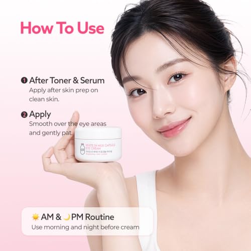 G9SKIN White In Milk Capsule Eye Cream for Dark Circles - 30g