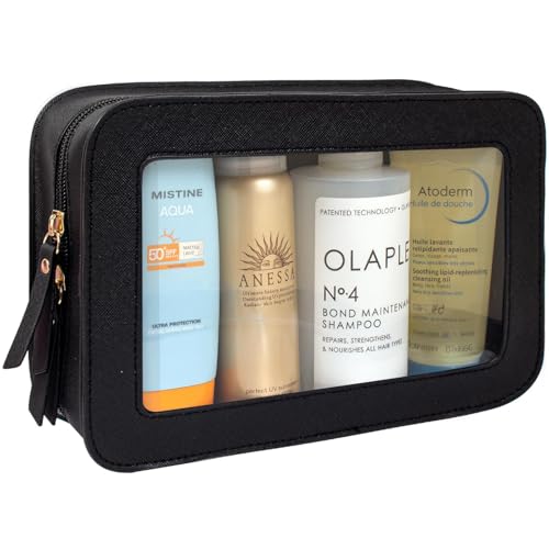 Clear Makeup Bag, Travel Cosmetic Case Toiletry Bag Make up Organizer