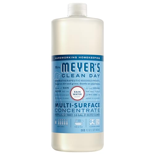 Mrs. Meyer's Clean Day Multi-Surface Cleaner Concentrate, Rain Water, 32 oz