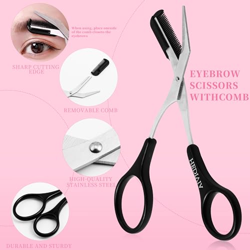 HEDVIA 9-Piece Eyebrow Razor Kit for Women - Precision Grooming