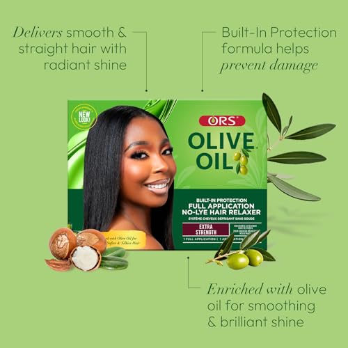 ORS Olive Oil Built-In Protection Full Application No-Lye Hair Relaxer Extra Strength