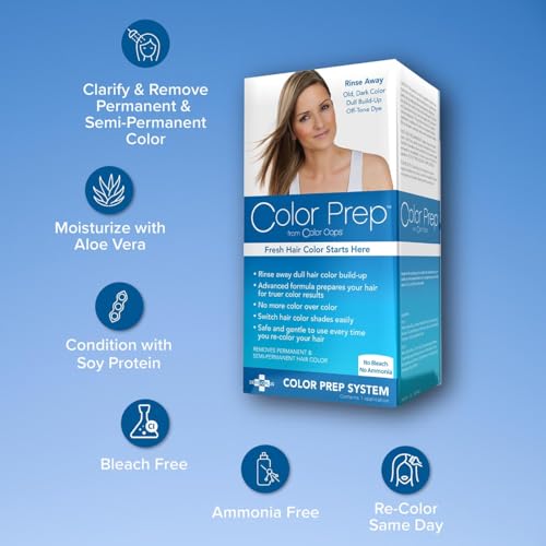 Color Oops Color Prep Hair Dye Remover - Ammonia & Bleach Free Formula