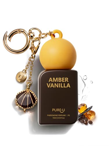 PUREU Amber Vanilla Pheromone Perfume Oil Rollerball - 0.34 Fl OZ