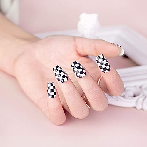 RARJSM Black & White Gel Nail Polish Kit - 15ml Soak Off UV/LED Nail Art Set