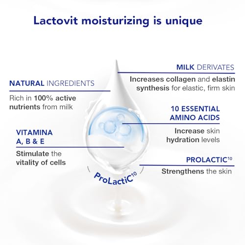 Lactovit Moisturizing Body Wash - Hydrating Shower Gel (3 x 20.29 oz)