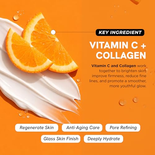 Vitamin C & Collagen Night Moisturizer - Skin 2.0 Hydrating Anti-Aging Face Cream, 1.69 fl oz