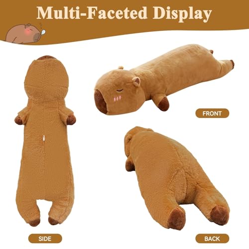 Capibara Plush Body Pillow - 19.6in Soft Stuffed Animal