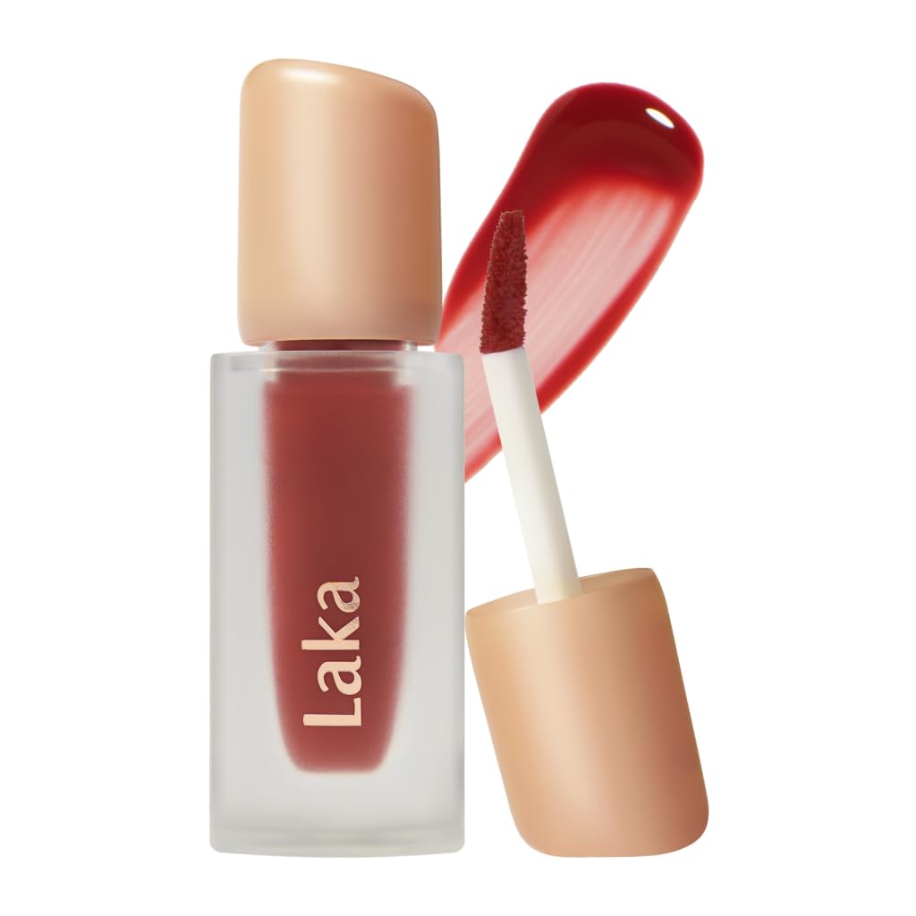 Fruity Glam Tint Lip Stain - Hydrating, Lightweight, Buildable Color | K-Beauty #101 Joyful, 4.5g/0.15oz