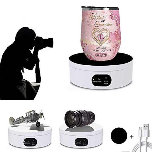 360-Degree Motorized Display Turner for Tumblers & Crafts
