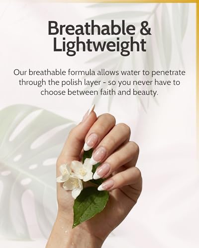 Karma Organic 2-in-1 Base & Top Coat Nail Polish, Clear - Strengthens & Protects