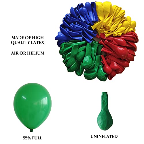 Cartoon Friends Balloon Garland Kit - 124 Pcs Birthday Party Decor