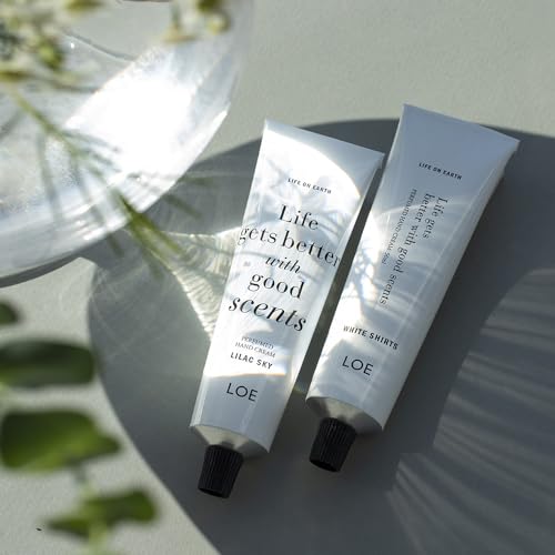 LOE Life On Earth White Shirts Hand Cream - 50ml Vegan Linen Floral