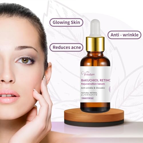 Venature Bakuchiol Retinol Rejuvenation Serum for Wrinkles & Fine Lines