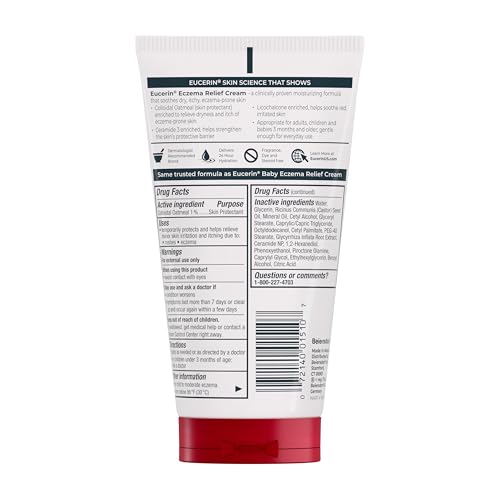Eucerin Eczema Relief Body Cream with Colloidal Oatmeal, 5 oz