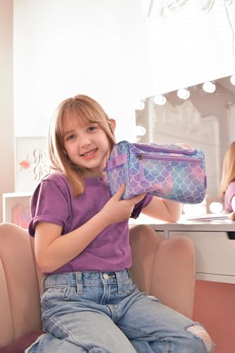 Choco Mocha Tie Dye Kids Toiletry Bag - Waterproof & Hangable