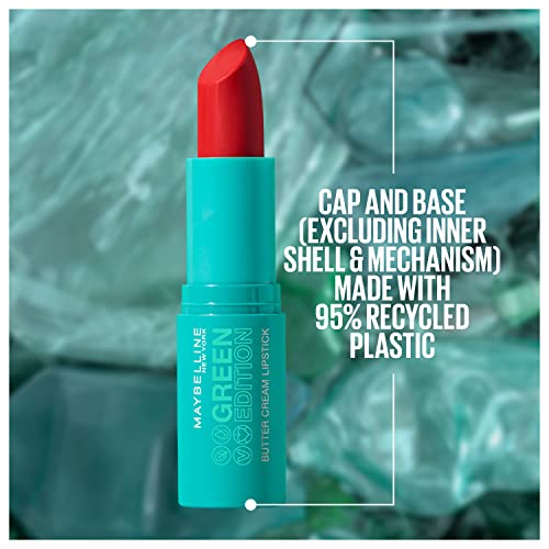 Maybelline Green Edition Butter Cream Lipstick - Forest Plum Brown