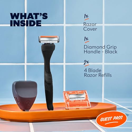 Dollar Shave Club Guest Pass Shave Set - 2 Razor Refills & Handle
