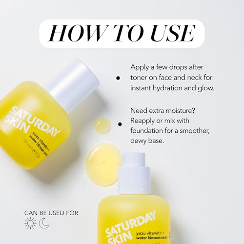 Saturday Skin Yuzu Vitamin C Brightening Serum 30ml – Glass Skin Care