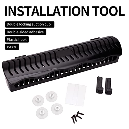 Hair Extension Holder Caddy for Clip-Ins, Tape-Ins & Wefts – Wall Mount Organizer