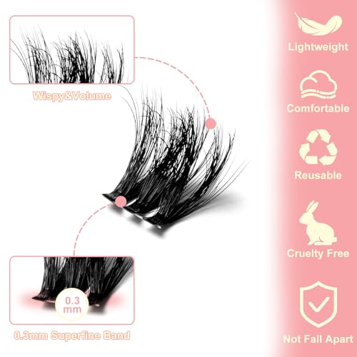 WiWiLINK Volume Bomb Lash Clusters Kit 10-18mm - Volume Bomb-Kit
