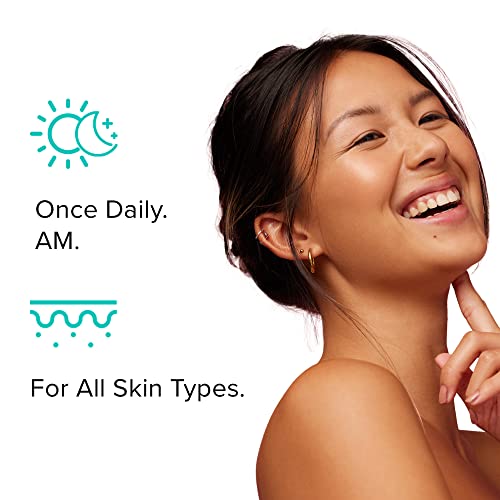 ClarityRx Vitamin C Facial Cleanser 1 Fl Oz - Natural Brightening Face Wash with Lactic Acid